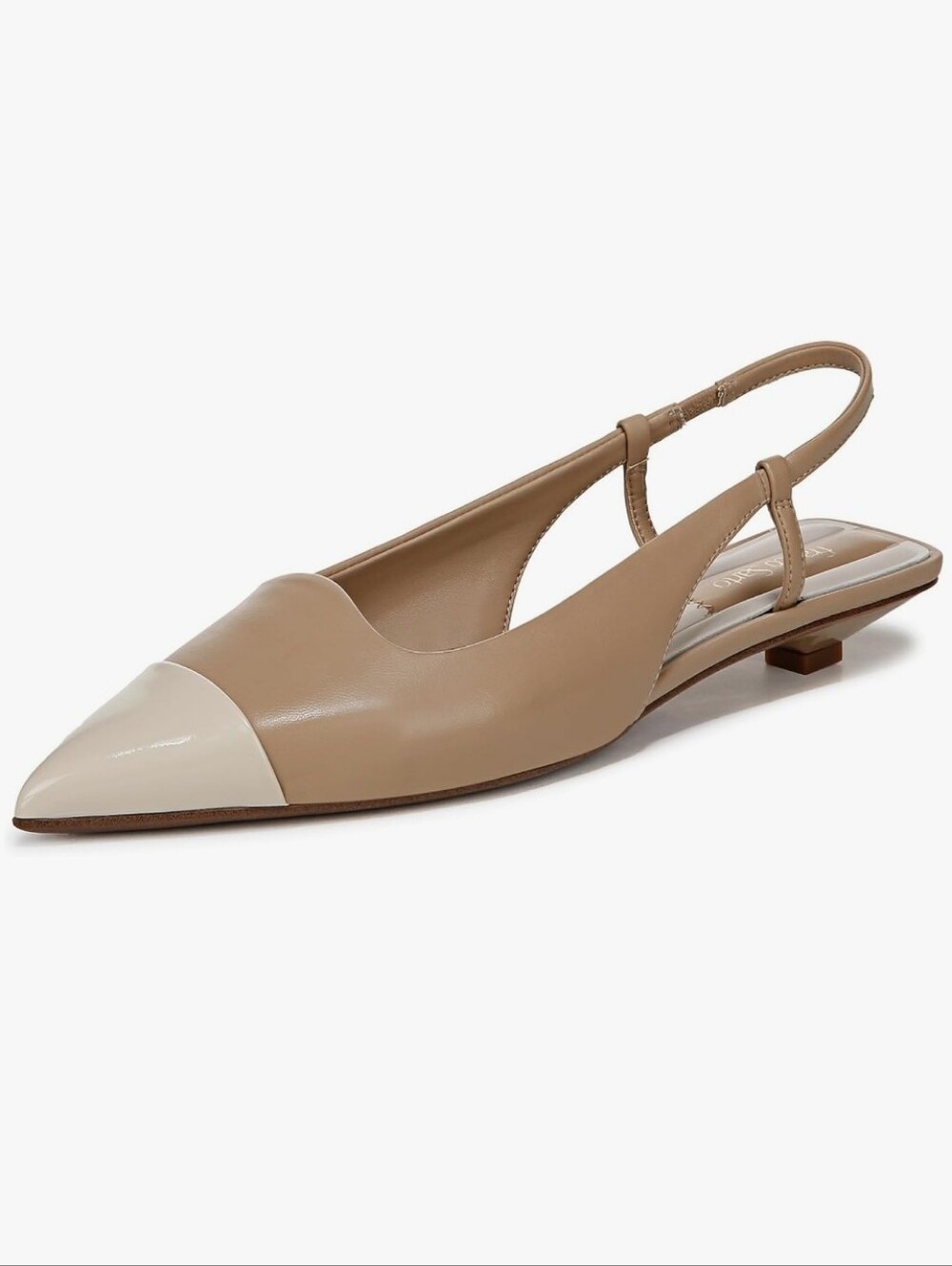 Franco Sarto Palmira3 Slingback Flats 7.5 NIB Pointed Toe Quiet Luxury